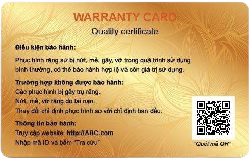 Thẻ bảo hành